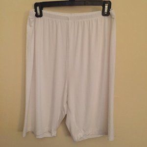 Bike Shorts White  Size: 3X  NWOT